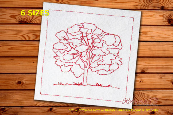 Elm Tree Redwork Review