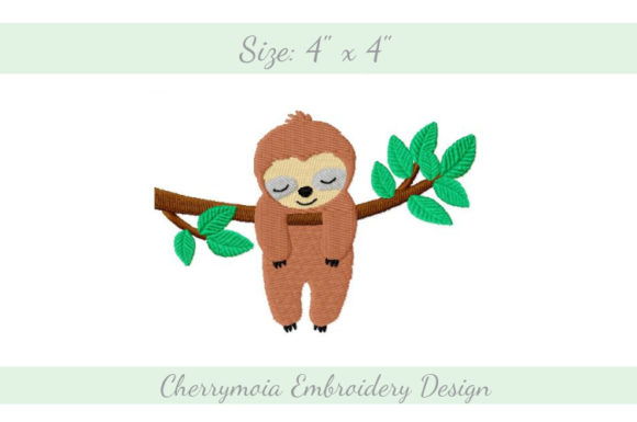 Hanging Sloth Embroidery Review